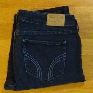 Hollister Super Skinny Deep Blue Jeans - 11 R